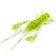 Real Craw 2" Chartreuse/Black